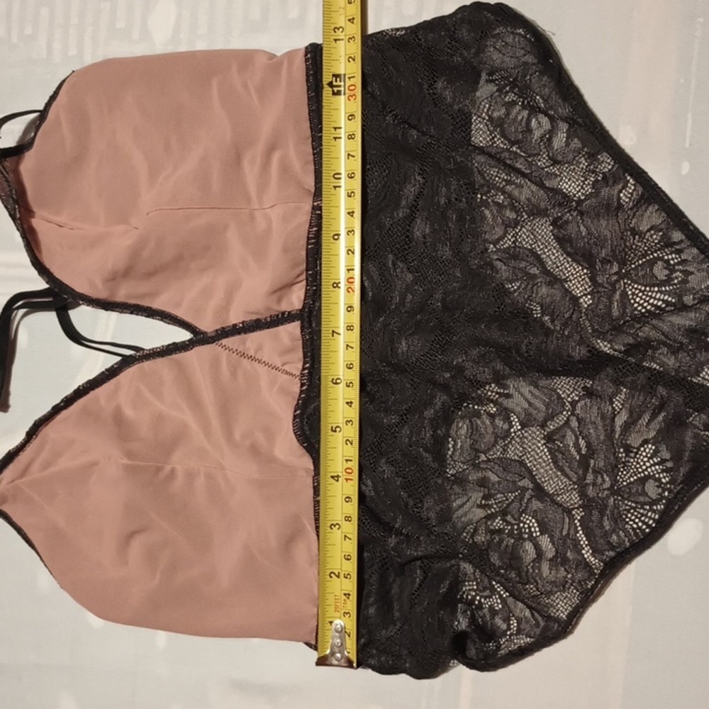 Auden Black and Rose Gold  Lace Chemise - Picture 8 of 8